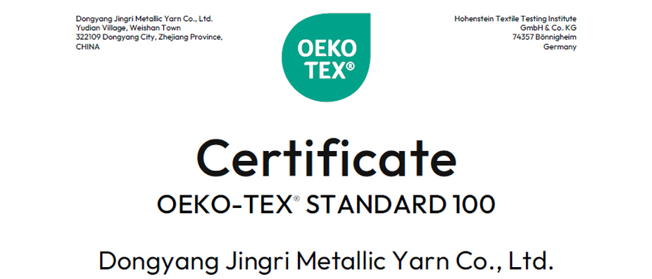 JR Metallic Yarn Co. ، Ltd.